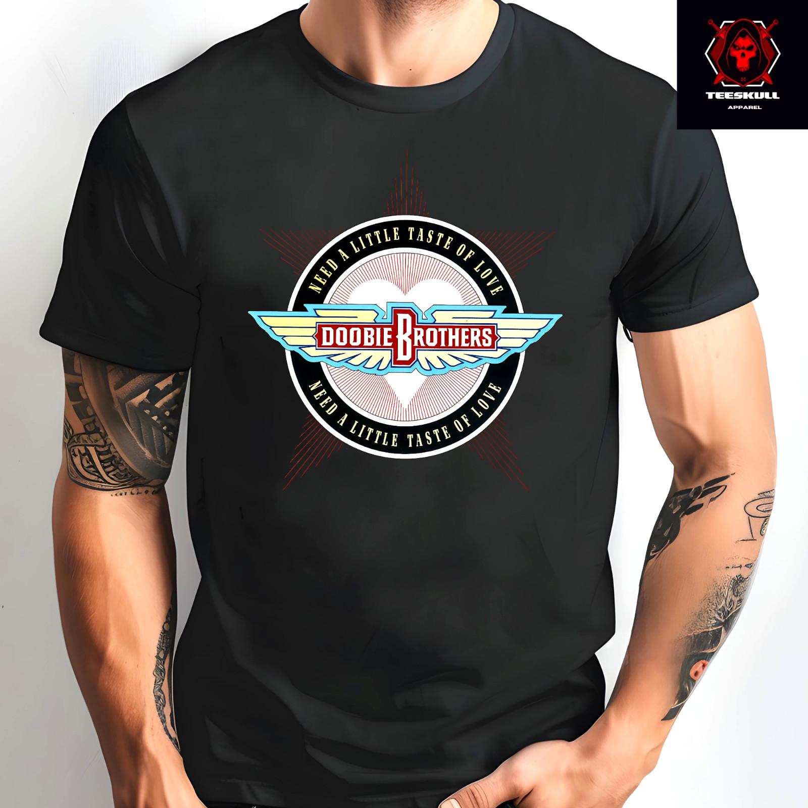 

26 The Dooby Brothers Classic Rock Band Heavy Cotton Unisex T-SHIRT S-3XL Unisex T-Shirt M