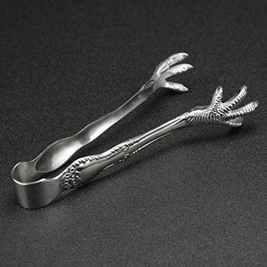 Bar Ice Hockey Special Eagle Claw Shape Ice Tongs Serving Tongs.