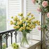 Artificial Flowers Silk Ball Chrysanthemum Home Room Wedding Wreath Bridal Bouquet Decora Valentine Garden DIY Gift Prop Hotsale