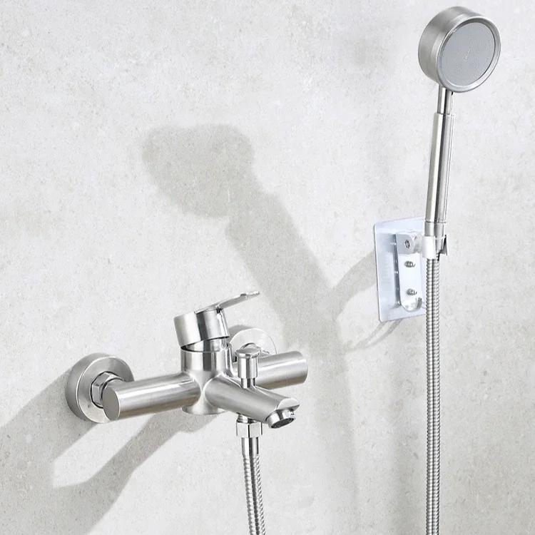 Bathroom Shower Faucet 304 Stainless Steel Bathtub Faucet Into The Wall Water Mixing Valve Hidden Hot and Cold Faucet