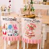 Easter Theme Chair Cover, Indoor Decorative Gnomes Cute Rabbit Pattern Chair Cover, Cute Cartoon Style Home Decorations