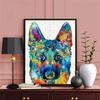 5D Diamant Stickerei Wolf Vollbohrer Quadrat Diamant Malerei Tier Diamant Mosaik Kreuzstich Dekor für Zuhause