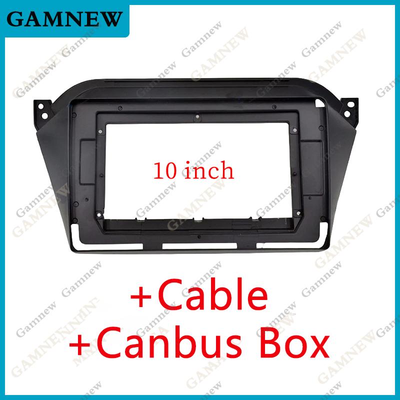 9 Inch 10 Inch Car Frame Fascia Adapter Canbus Box Decoder Android Radio Dash Fitting Panel Kit For JAC Refine S2 T40 2015-2018