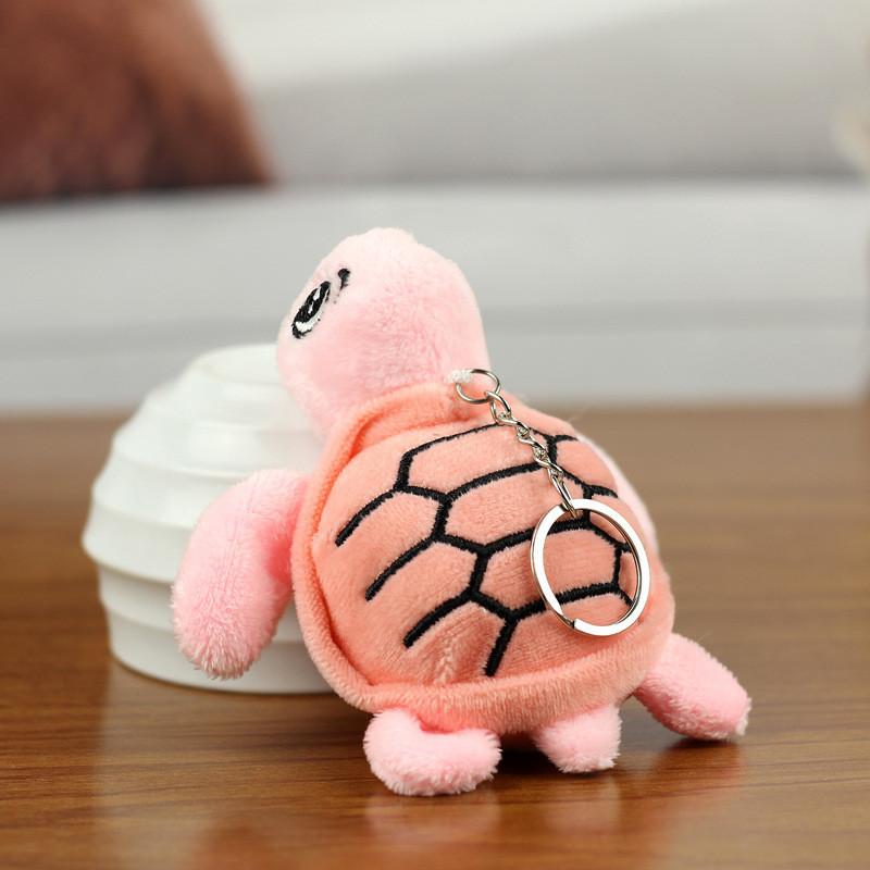 Adorable Ocean Animal Turtle Plush Toy Cute Keychain Attachment Small Size