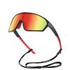 Eyewear 76926 Fashion 2023 Men Flat Top Sports Outdoor Cycling Shield Goggle Mirror Sunglasses