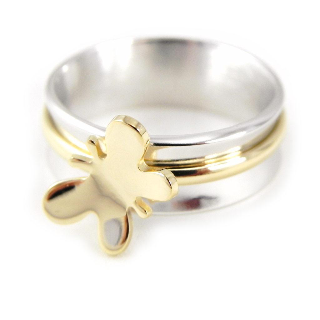 

Серебряное кольцо Butterfly Light