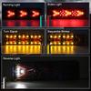 Ygmylandbb LED Truck Tail Sequential Flowing Turn Tail Brake Small Turn Rear Combination Lights for and Vehicle Inspection ABS Clear Set of 2 Lights,