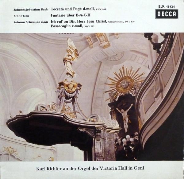 

LP Record KARL RICHTER J S Bach Toccata Und Fuge Dmoll B BLK16124 DECCA Germany Classical Used