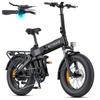 ENGWE ENGINE PRO 3.0 BOOST Folding Fat Tire E-Bike | 750W Rated Motor, 48V 15Ah Battery, IPX5 Waterproof, Shimano 7-Speed Urban & Mountain E-Bike