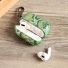 Snake Texture Leather Earphone Case for Airpods 4 3 Non-slip Protective Cover for Airpods Pro 2 1 Shell with Hook Accessories