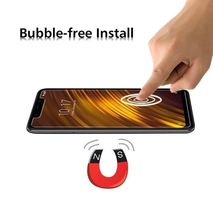 Verre Trempe Xiaomi POCOPHONE F1 - [Pack 3] Film Vitre Protection Ecran Ultra Resistant [Phonillico®]