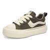 Autumn new low-top thick-soled heightening board shoes youth leather surface niche casual shoes