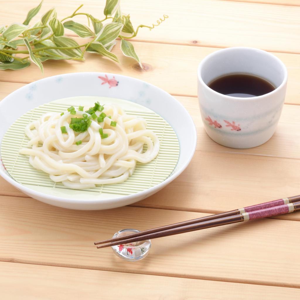 Kanese Mino Ware Soba Choko Cup Set with Swimming Goldfish Design of (Set 3)