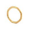 /Stainlesss Steel Gold Color Bamboo Joint Ring Women Minimalist Trendy Finger Rings Waterproof Jewelry Wedding Gift
