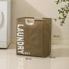 Household Large Dirty Clothes Basket Portable Foldable Fabric Waterproof Dirty Clothes Storage Basket Bathroom Laundry Basket YLE364