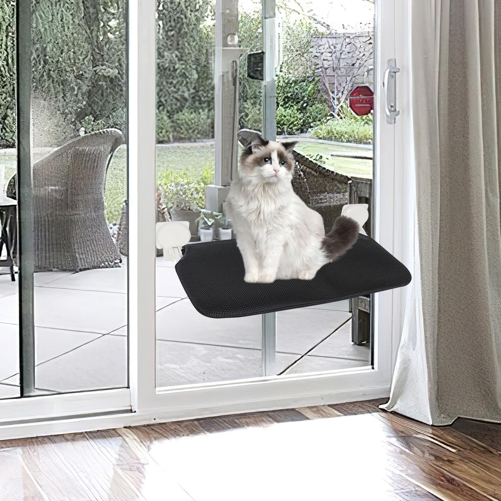 

Cat Bed Window, Window Hammock And Perch, Space Saving Seat, Perch чорний