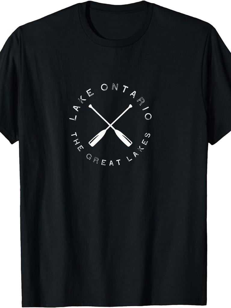 Unisex T-shirt Lake Ontario Great Lakes Vintage Retro T-Shirt
