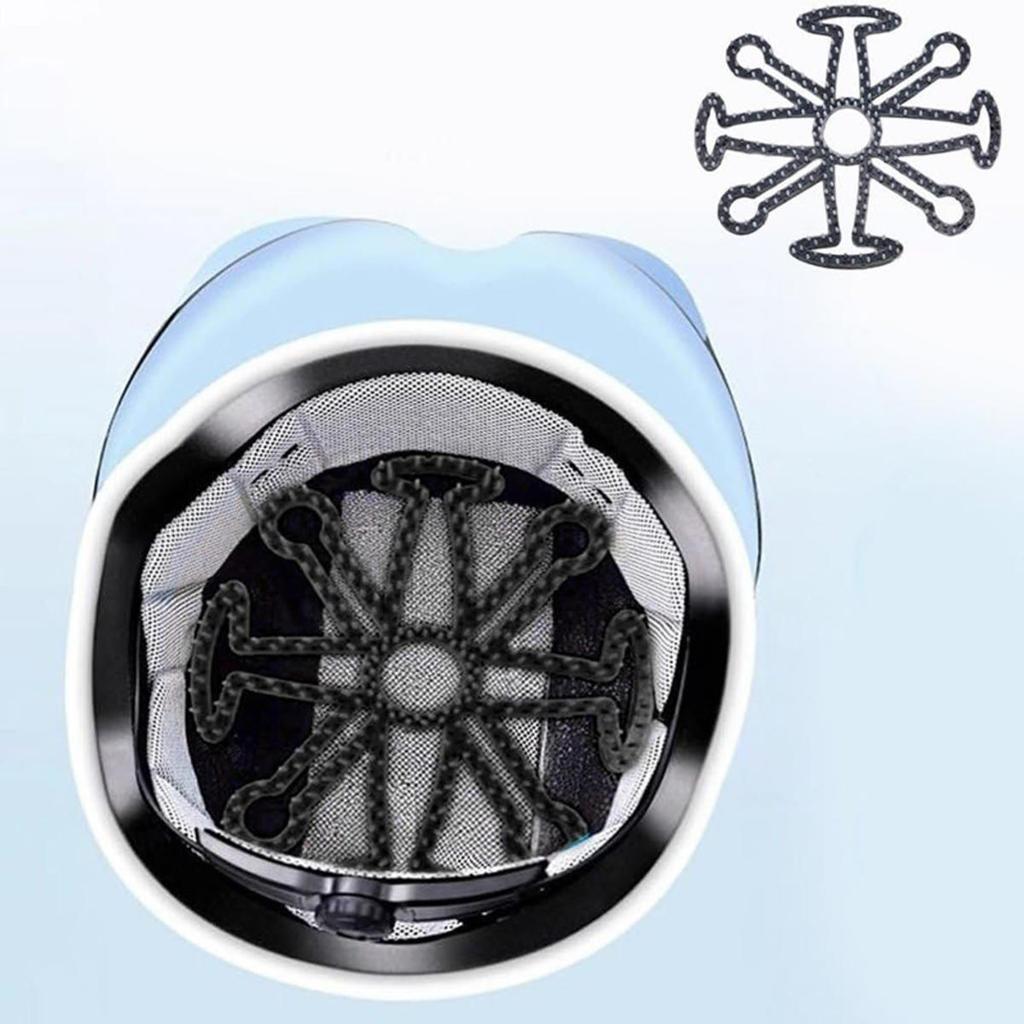 Flexible Helmet Liner Pad ABS Silicone Inner Pad Soft Breathable Safety Helmet Padding for Road Bike Motorcycle Daily Riding Helmet Accessories