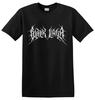 SCHWARZER LAVA - T-Shirt 'Weißes Logo'