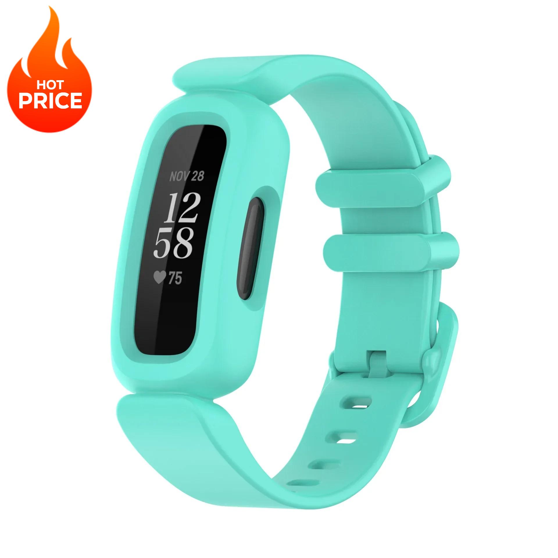 

New Strap For Fitbit Ace 3 Kids Watch Band Bracelet Soft Silicone Replacement Wristband For Fitbit Inspire 2 Ace3 Classic Correa For fitbit inspire2 м ятний