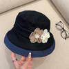 New Daughter Wind Hat Spring and Summer UV Protection Elegant Versatile Bucket Hat Sun Hat Ladies Basin Hat