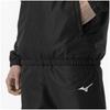 Mizuno Breath Thermo Training Warmer and XL Jacket, Moisture-Wicking Heat-Generating, 32MEA655, Black/Alloy Gray,