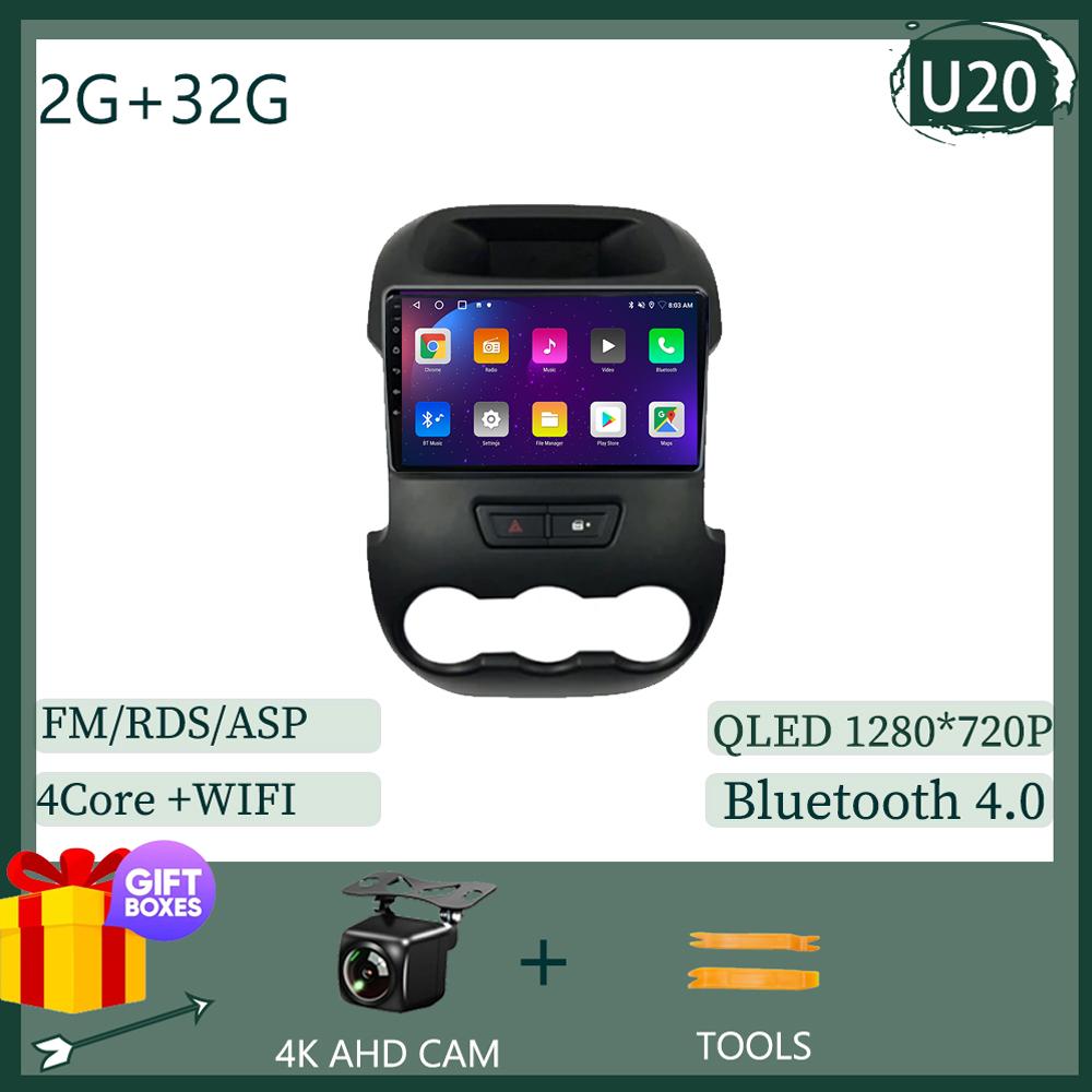 

Android Auto Carplay Android 14 для Ford Ranger 2015 2016 2017 2018 -2020 Автомобильный стерео мультимедийный проигрыватель GPS HDR экран навигация