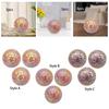 3x Mosaic Sphere Balls Diameter 8 cm Statue Sculpture Desktop Ornament for Bowls Coffee Table Living Room Fireplace Bedroom