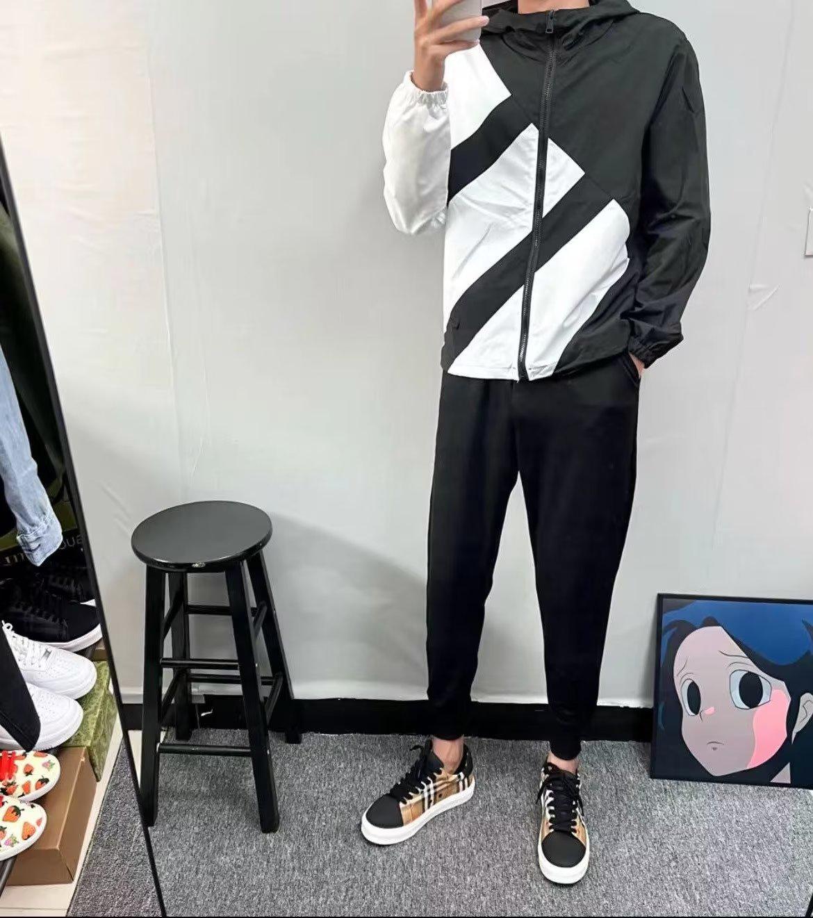 

Куртка из ткани Оксфорд с капюшоном - Унисекс Защита от солнца для весны и лета 2023 2XL чёрный