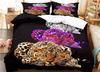 Animal Leopard Pattern Duvet Cover Set Bedding for Adult Kids Full Size Bed Set Comforter Cover,1 Duvet Cover and 2 Pillow Shams