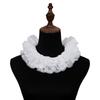 Perfect Match Fashion Lace Ruffled Multi-Layer Fake Collar Versatile Detachable Mesh Decorative Collar Performance Accessories