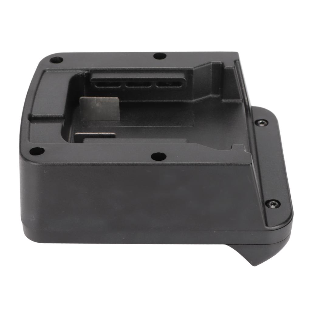 Elektrowerkzeug-Akku-Konverter, stoßfest, schwarz, 18 V, Verwendung von ABS-Material, elektrischer Batterieadapter