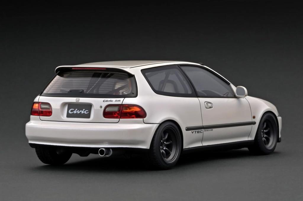 Ignition Model Scale Honda Civic White Finished Product 1/18 (EG6)