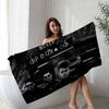 Electronic Rock D-Depeche Mode Anime Beach Swimming Towel Soft Absorbent Washcloth Children's Gifts for Kids Travel Camping Gym
