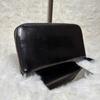 Used Luxury PRADA Long Wallet, Black, Leather, Accessories Included
