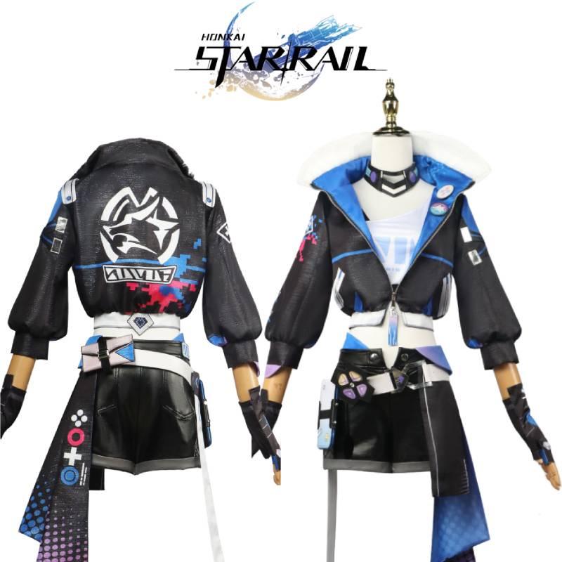 Honkaistar Anime Game Rail Silver Wolf Cosplay Costume Roleplaying Halloween