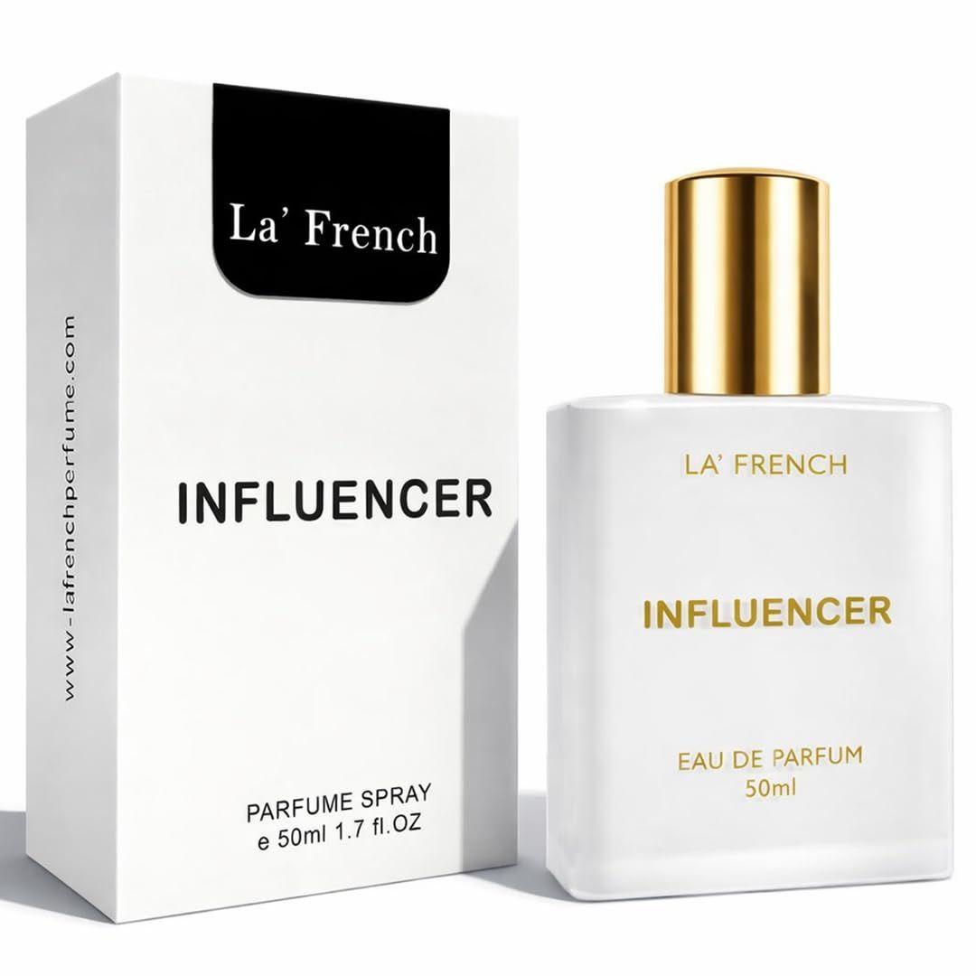 

La French Influencer Unisex Perfume 50ml | Long-Lasting Premium Fragrance | Green, Herbal & Woody Notes | Bold Luxury Perfume Spray for Men & Women 50ML