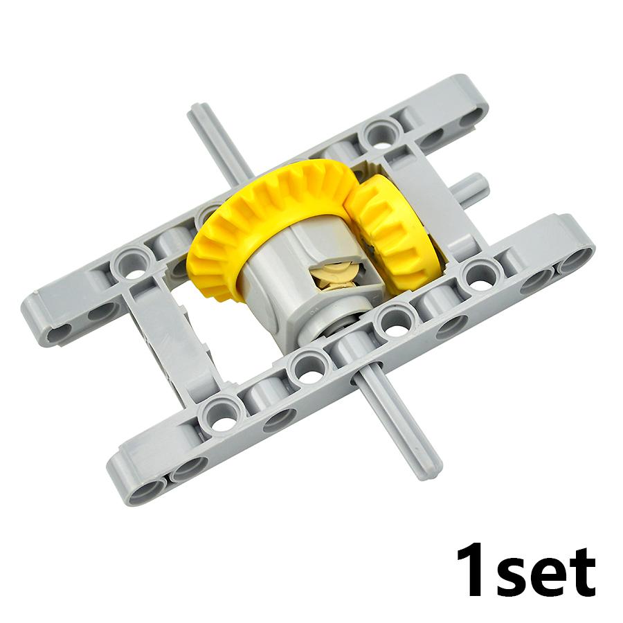 High-Tech Bausteine Differential Kombiniertes Getriebe Differentialräder Kompatibel mit Technischen Teilen 6573 62821 65414 Steine