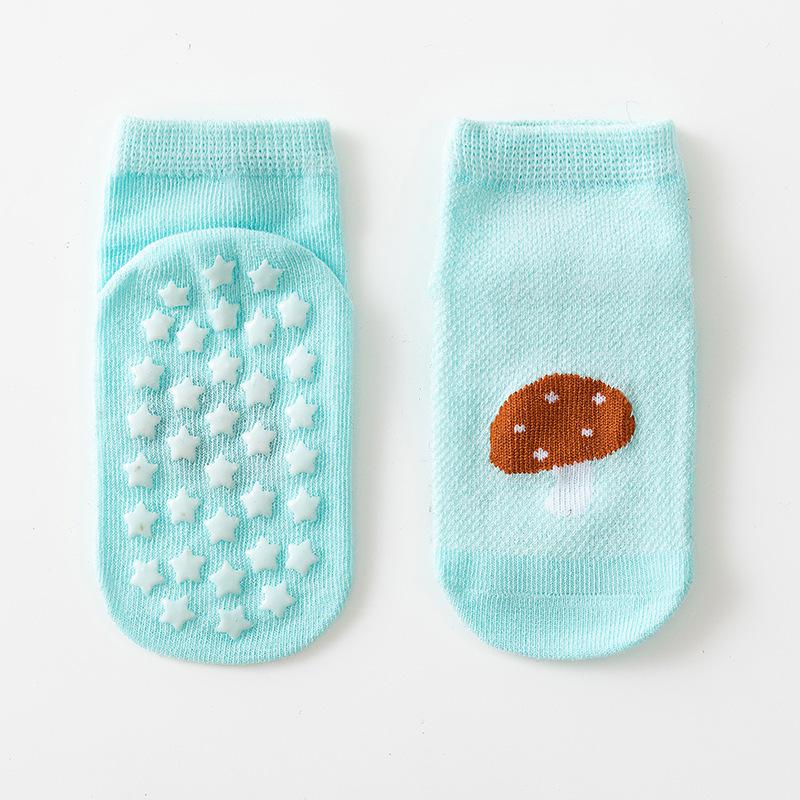 Breathable Non-Slip Baby Floor Socks for Spring/Summer - Infant Indoor Walking Cold Protection