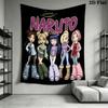 Naruto Generations Wall Tapestry Aesthetic Wall Hanging Printed Fabric Blanket Decorative Tapestries For Bedroom Living Room Home Decor