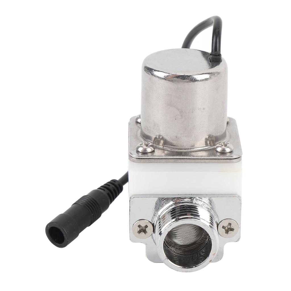 Wassersteuerung Elektrisches Impuls-Magnetventil G1/2in DC Kunststoff Edelstahl Automatischer Schalter Zubehör