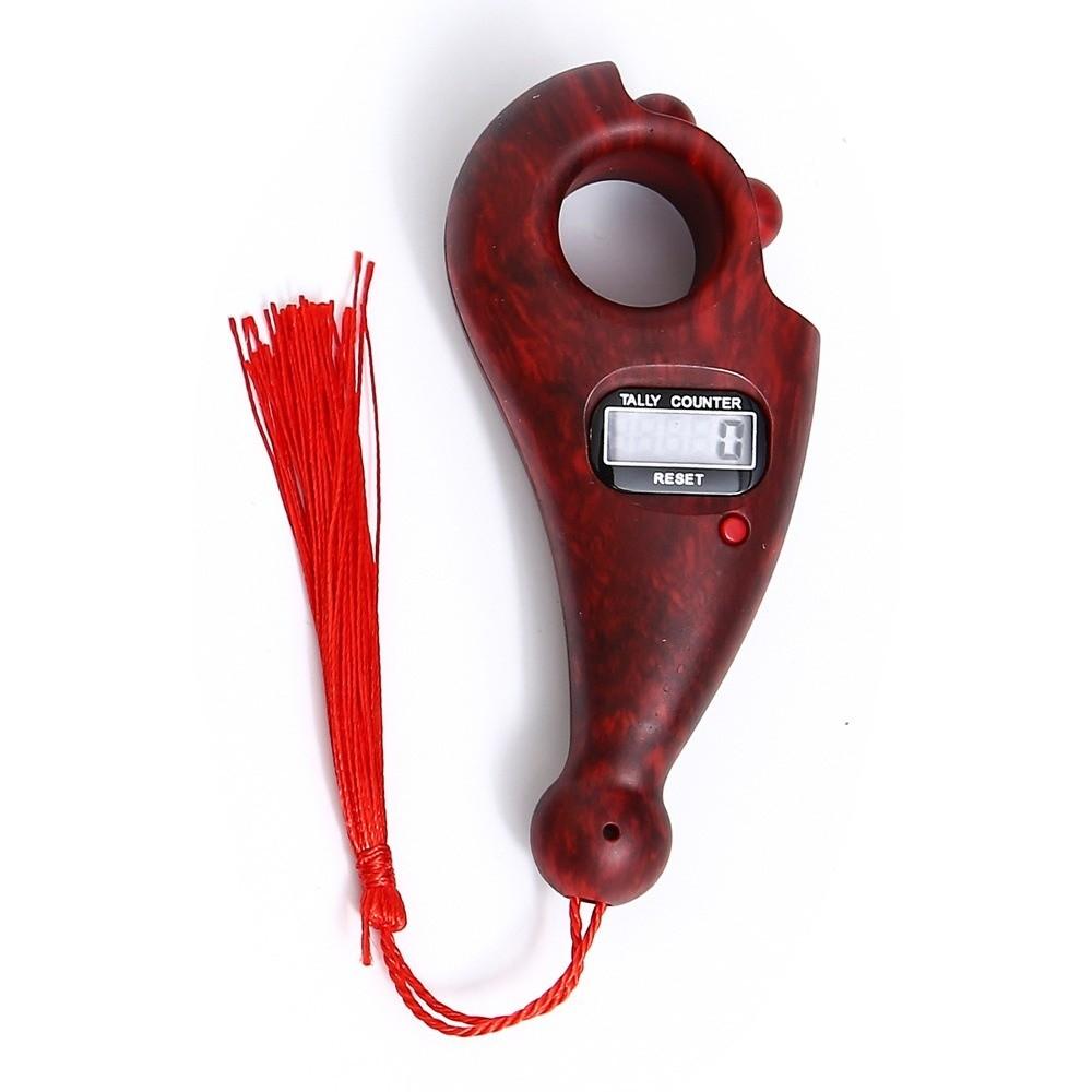 LCD Display Mini Hand Counter Digital Electronic Electronic Rosary Beads Meditation красное дерево