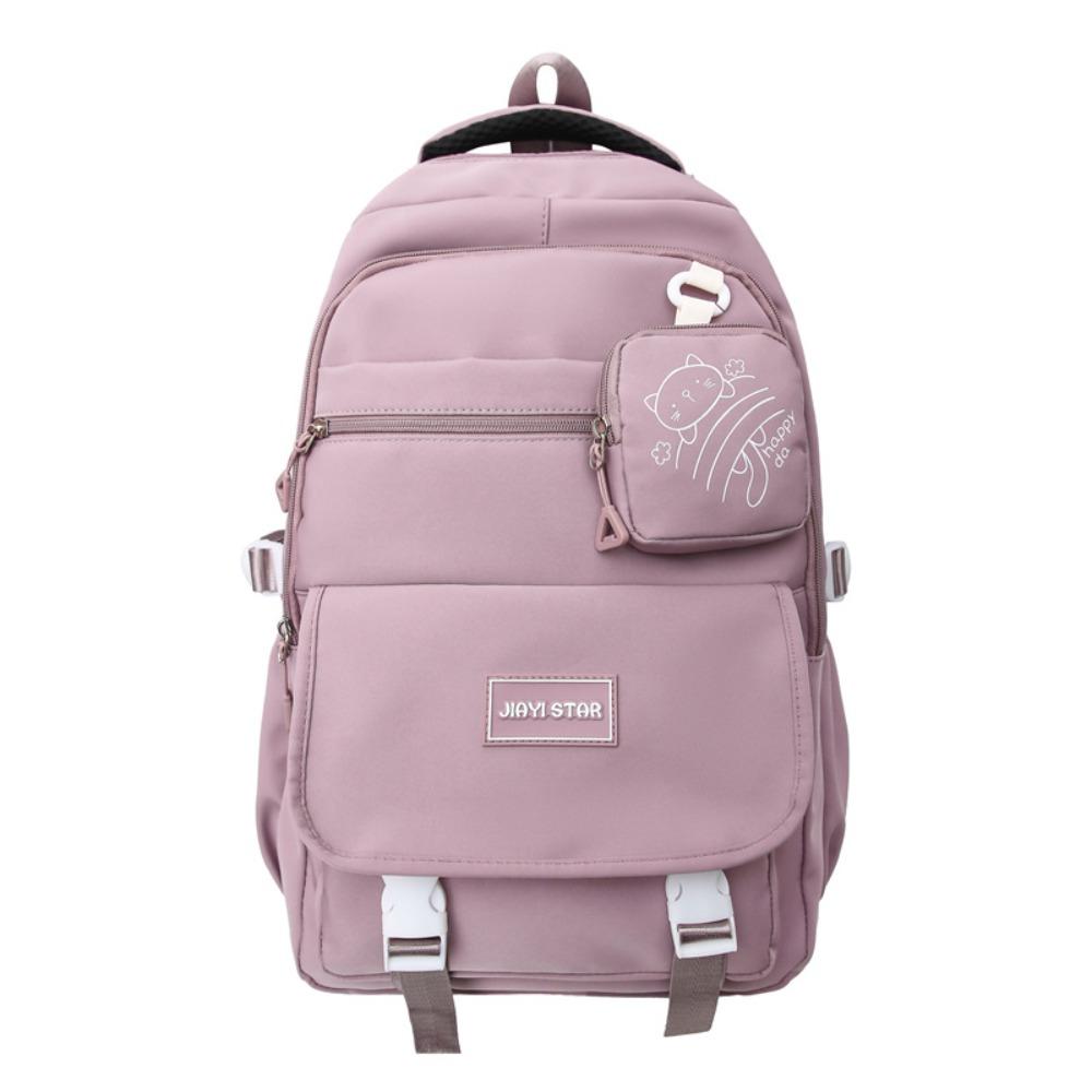 New Portable Backpack Large Capacity With Wallet School Bag Lightweight Casual Shoulder Bag