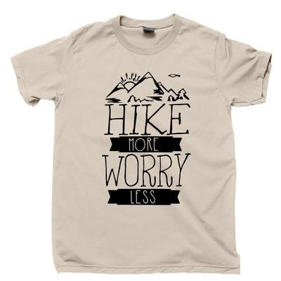 Hiking T Shirt Mountains Grand Canyon Zion Glacier Yosemite National Parks Tee
