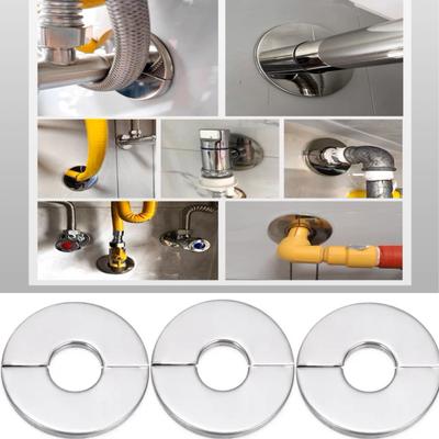 Trojuholníkový ventil Samolepiaci Chrómovaný Nerezový Dekoratívny Kryt Batéria