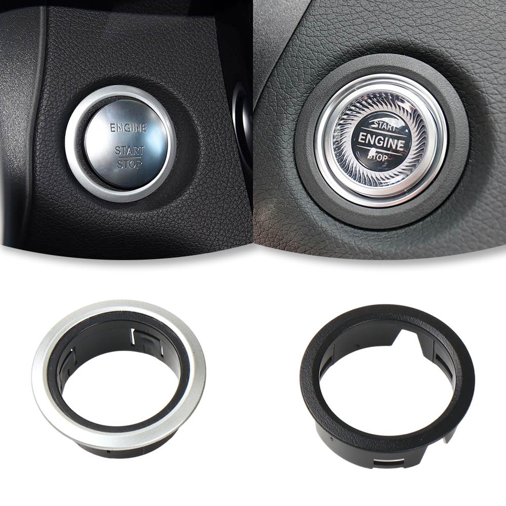 Auto Push Start Ignition Button Decor Trim Ring OE 2056808503 2226802002 Fit For Mercedes-Benz W205 W253 W447/448 W176 W156 W117