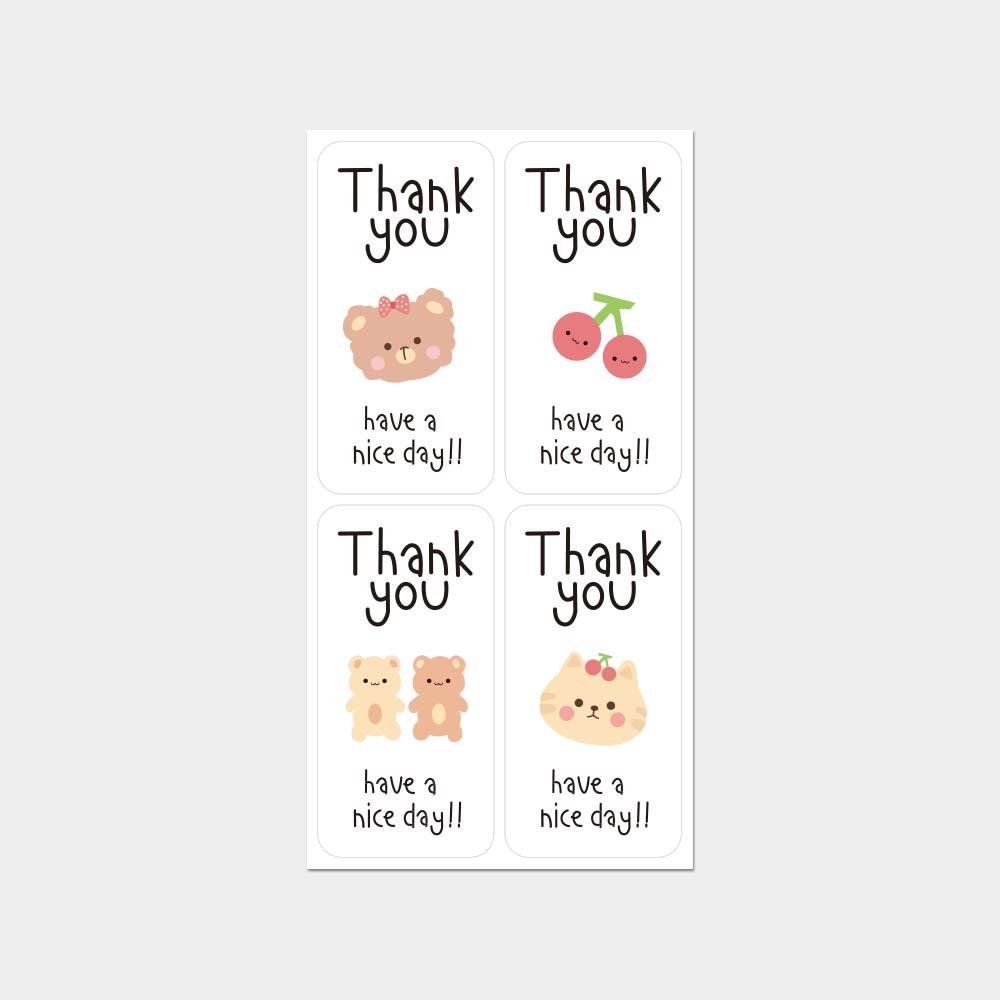 100pcs/wrap This Package Is Happy To See You Too Stickers Small Business Gift box packaging decor Thank You Sticker Seal Labels