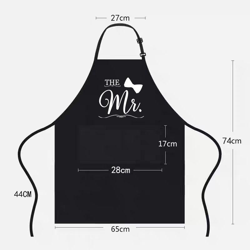 Couple aprons gift, couple kitchen gift, wedding or engagement gift, couple Christmas gift