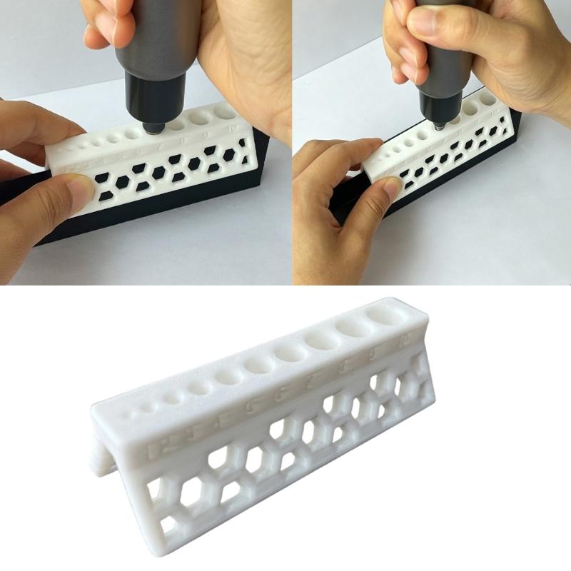 User Friendly Polylactic Acid Materials Drill Guide Quick Install Drill Jig For Accurate Hole Positioning In Various Applications