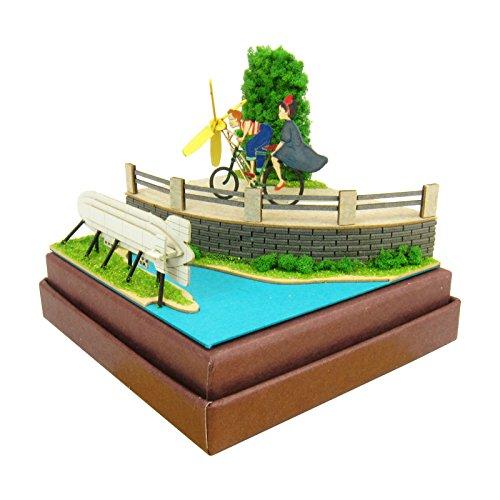 Sankei Studio Ghibli Mini Kiki's Delivery Service Dragonfly and Propeller Bicycle Non-Scale Paper Craft MP07-10